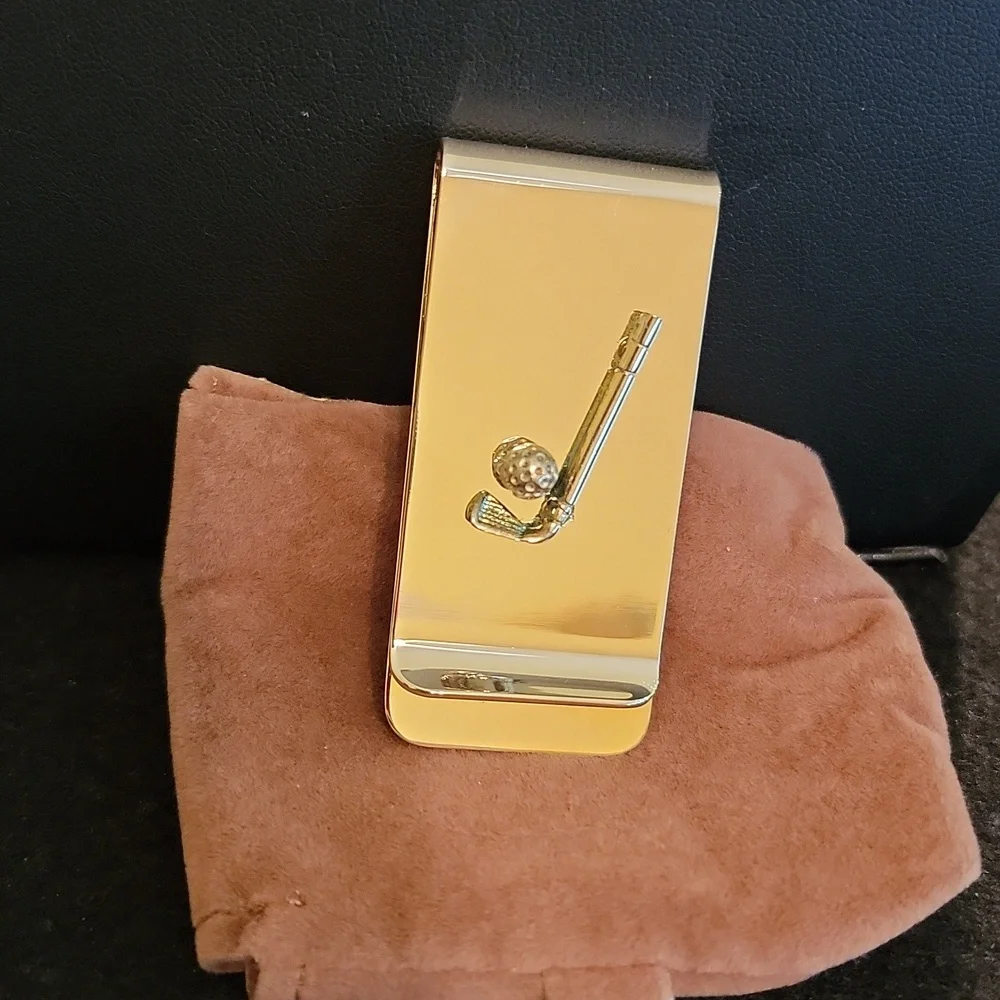 Golf themed Money Clip